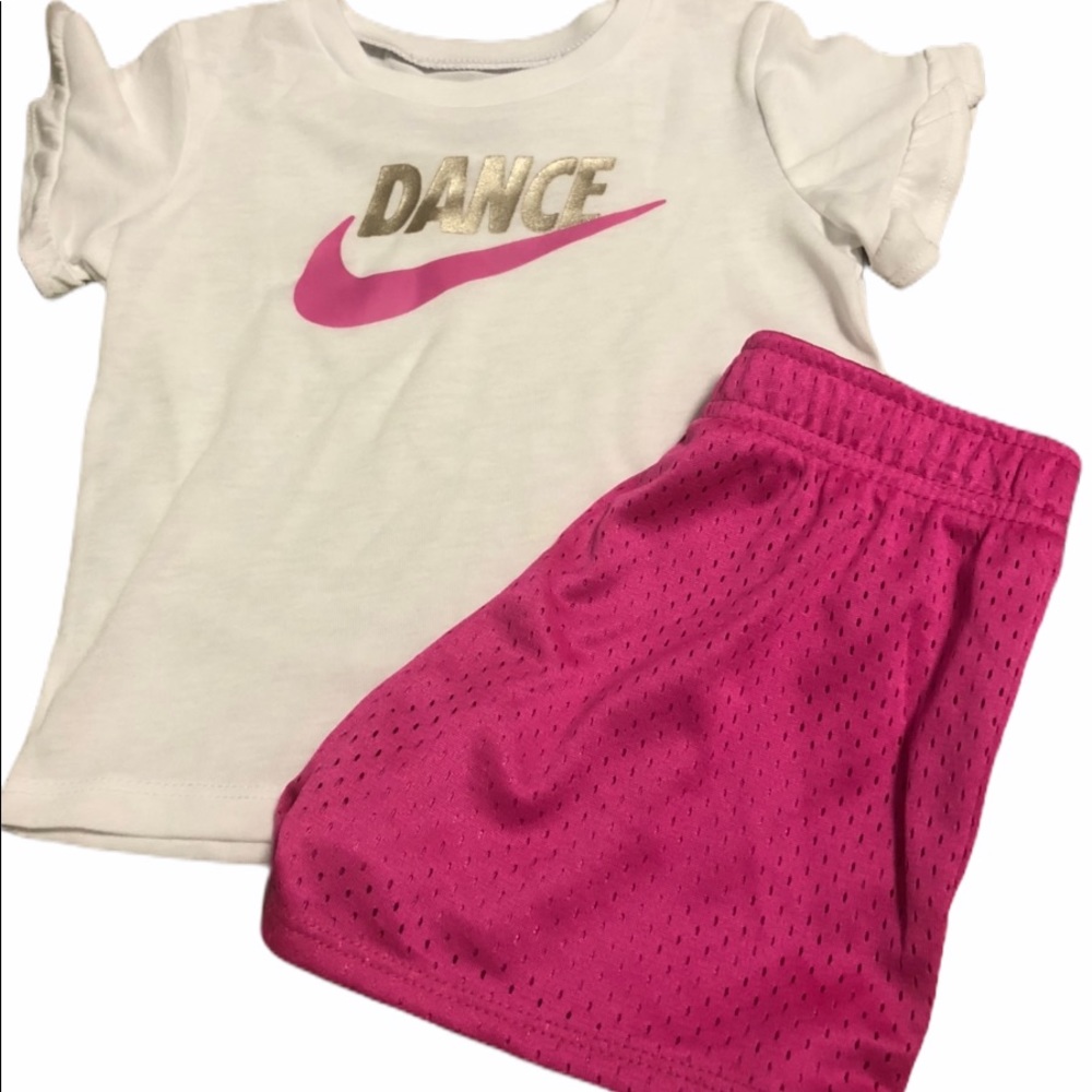 Pink Nike Short Set